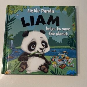 LIAM Little Panda Helps to Save the Planet Children's Book Hardcover